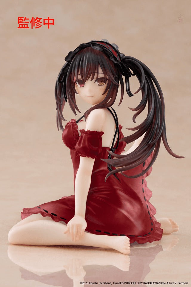 Date A Live V: Desktop Cute Figure- Kurumi Tokisaki (Nightwear Ver.) Renewal