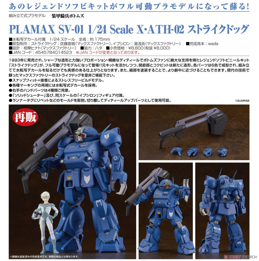 PLAMAX SV-01 1/24 Scale X・ATH-02 Strike Dog