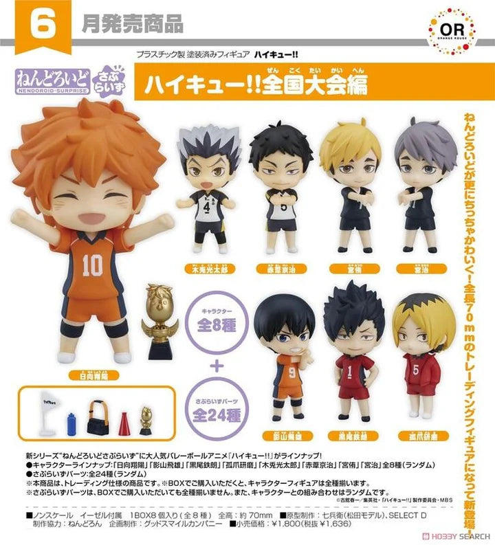 Haikyu!! - Nendoroid Surprise Nationals Arc Blind Box (Price Per Box)