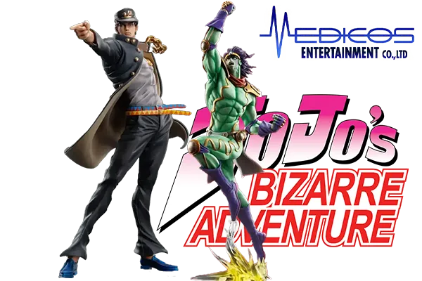 JoJo's Bizarre Adventure: Jotaro Kujo + Star Platinum Statue Medicos (BUNDLE)