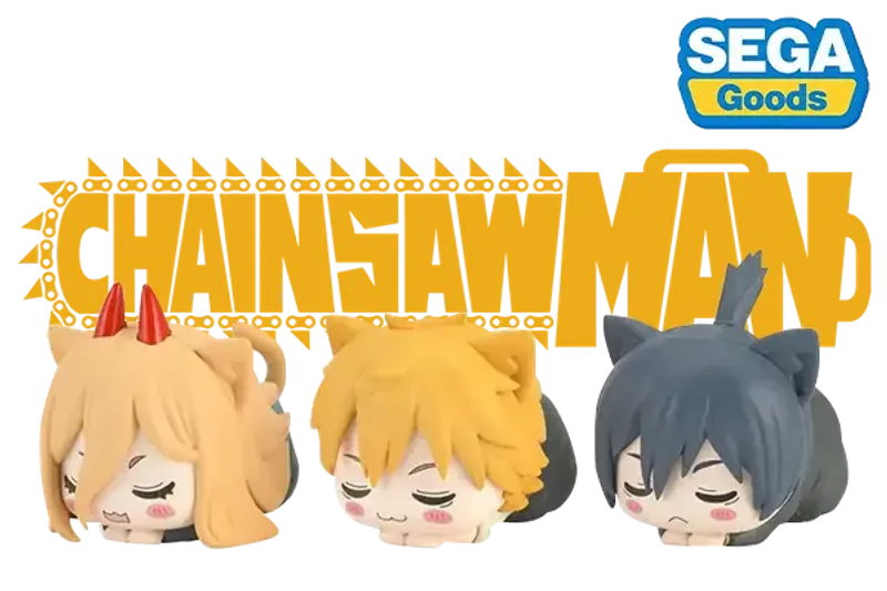 Chainsaw Man: Mini Blind Box Ohiruneko Figure (Denji, Power & Aki)