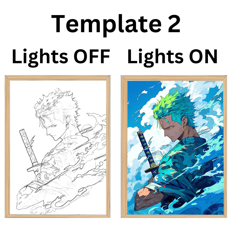 One Piece Roronoa Zoro Light Frame