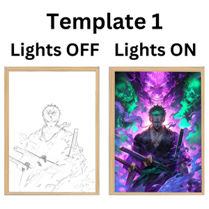 One Piece Roronoa Zoro Light Frame