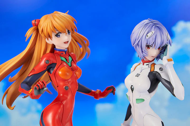 EVANGELION- KADOKAWA Collector's Edition: Rei+Asuka Plugsuit 1/7 Figure Set
