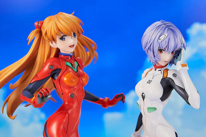 EVANGELION- KADOKAWA Collector's Edition: Rei+Asuka Plugsuit 1/7 Figure Set