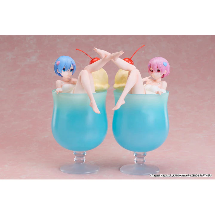 Re:ZERO -  Rem & Ram Cream Soda 1/7 Scale Figure Set