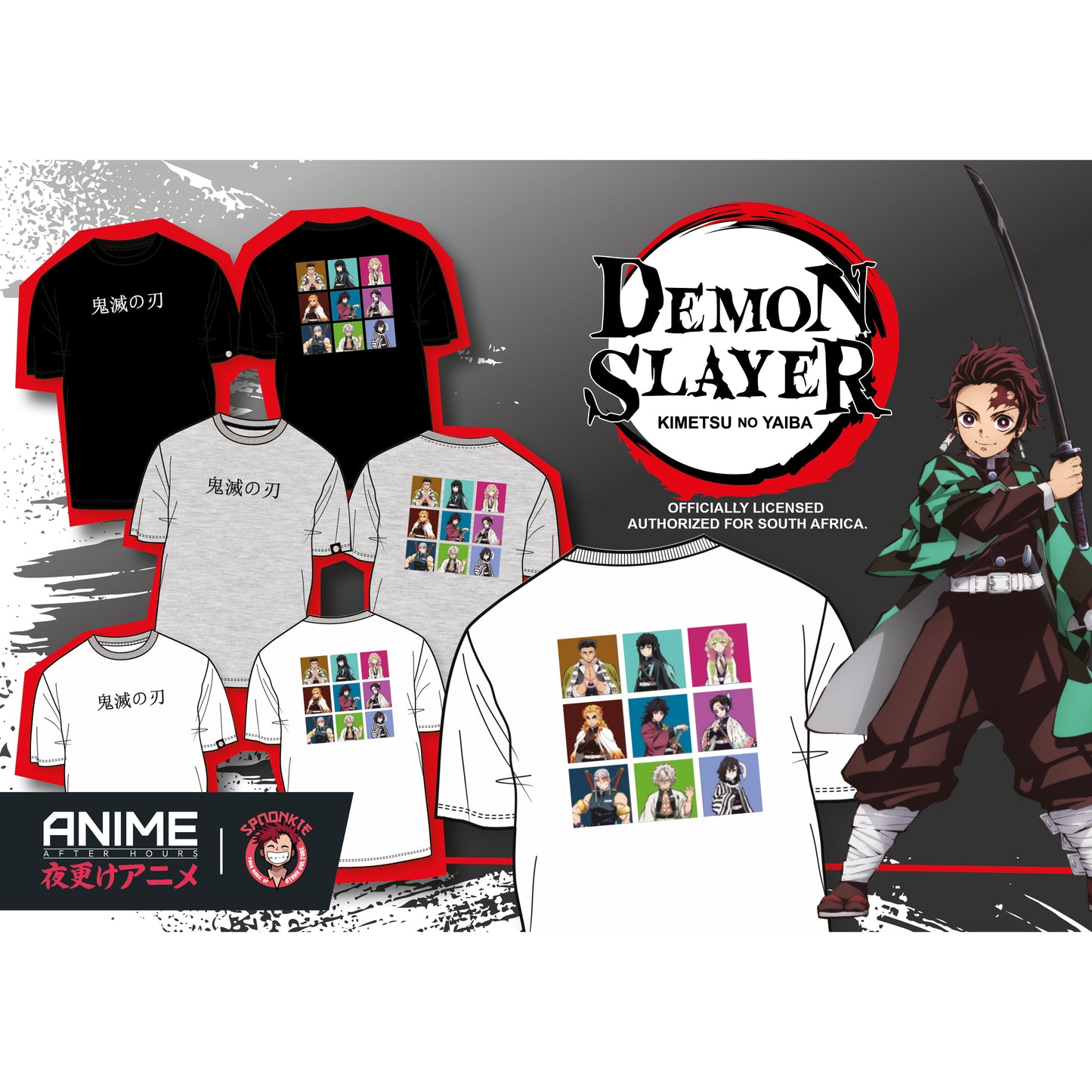 Demon Slayer Kimetsu no Yaiba: OFFICIALLY HASHIRA T-SHIRT (South Africa Authorized)