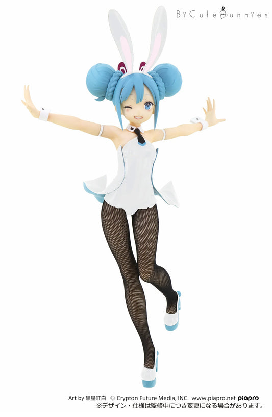 Hatsune Miku BiCute Bunnies Figure -Rurudo White Color ver.