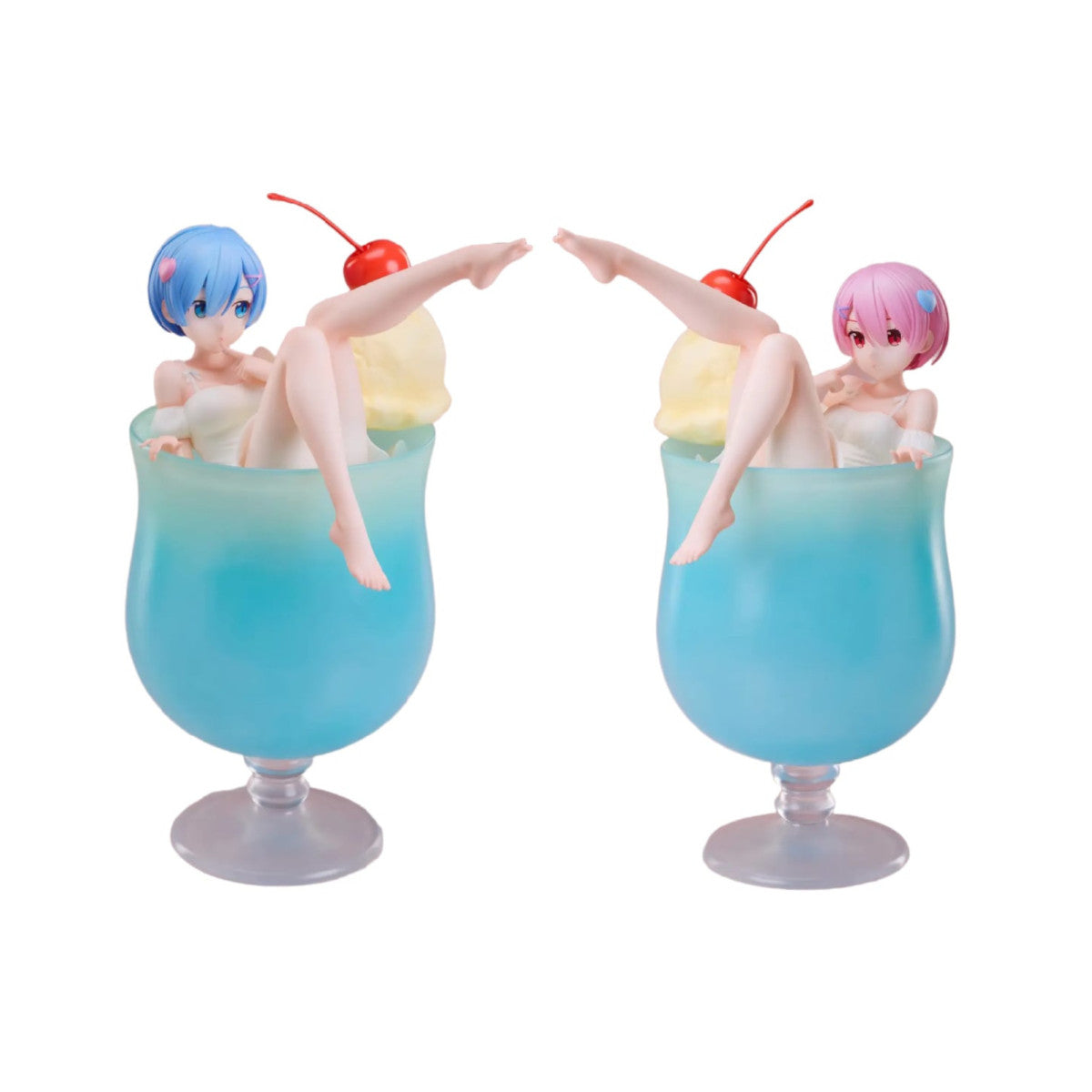 Re:ZERO -  Rem & Ram Cream Soda 1/7 Scale Figure Set