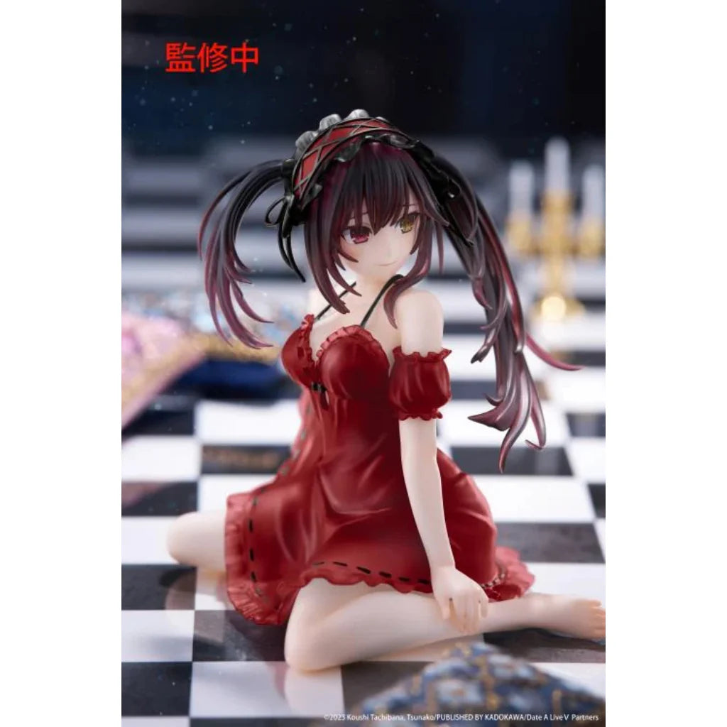 Date A Live V: Desktop Cute Figure- Kurumi Tokisaki (Nightwear Ver.) Renewal