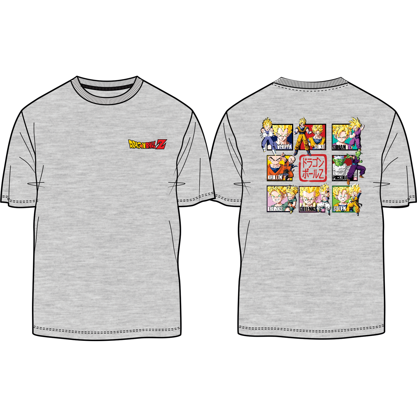 Dragon Ball Z: OFFICIALLY DBZ CLASSIC CREW T-SHIRT (South Africa Authorized)