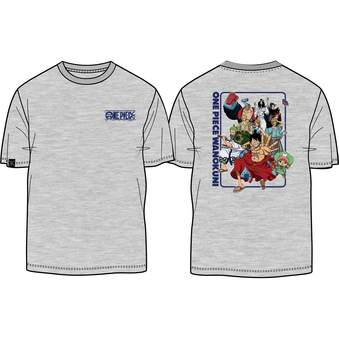 One Piece: OFFICIALLY ONE PIECE WANO KUNI T-SHIRT (South Africa Authorized)